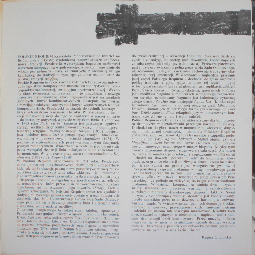 Penderecki / Polskie Requiem (2LP)