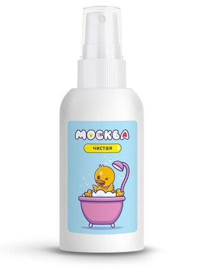 Антибактериальный спрей Москва Чистая для секс-игрушек, 100 мл