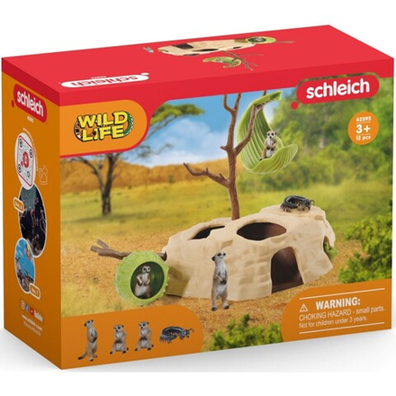 Schleich Дикая жизнь - Встреча с сурикатами 42595 / артикул   42595  / GTIN 4059433573434