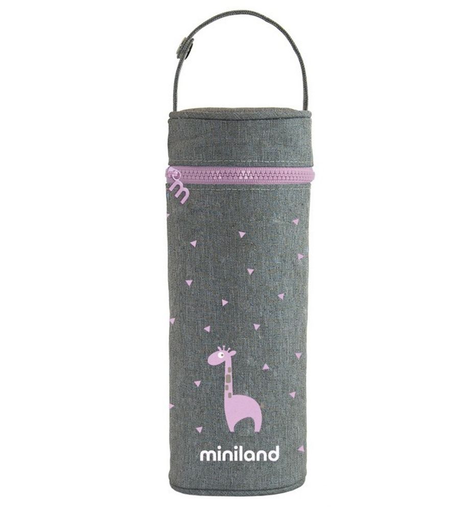 Miniland Silky Термо-сумка для бутылочек, розовый, 350 мл