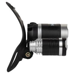 Фонарь налобный светодиодный ЭРА GA-809 аккумуляторный алюминиевый 4 режима трехламповый High Power Headlamp | Налобные фонари