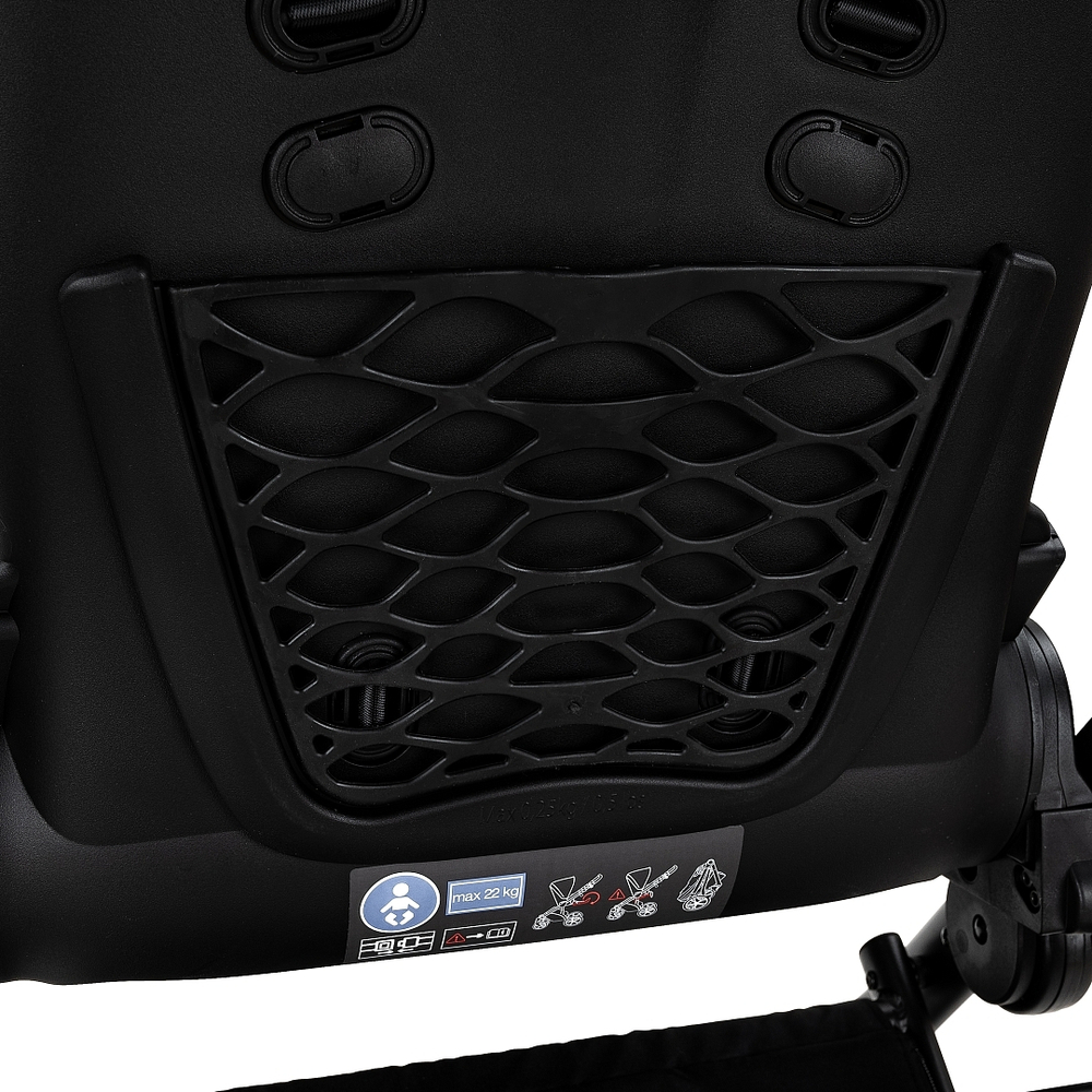 Коляска 2 в 1 Roan Esso Leather, Black / Черный