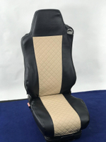 Чехлы кожаные стеганые вышивка SHACMAN X6000 SH02 Польша