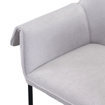 Стул aline, шенилл, светло-серый