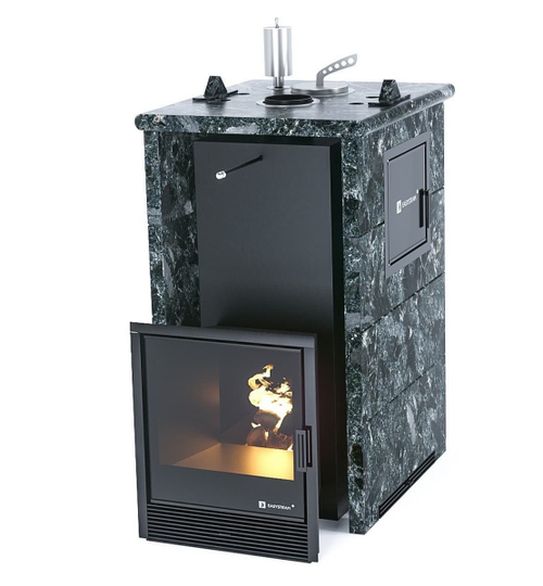 Банная печь ИзиСтим Сочи М2 в трехстороннем кожухе