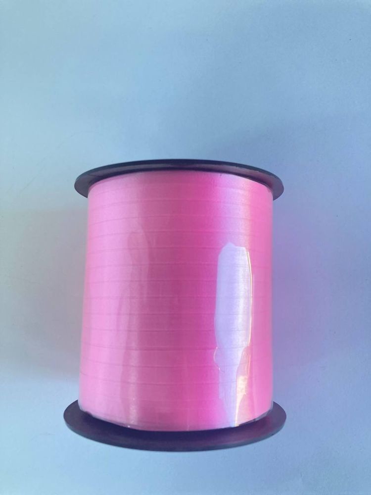 Лента полипропилен в бобинах, 0.5 см*250 м. Розовая