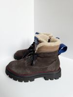 Замшевые ботинки Leoph нат. мех, 38