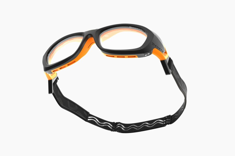 Спортивные очки с диоптриями Demetz Smash / Noir Mat / Orange Mat 53-17