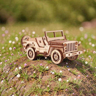 Деревянный конструктор Джип 4х4 (Wood Trick)