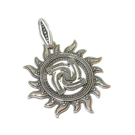 Славянский оберег Знич в солнце Жизнненная сила МОС-33-1