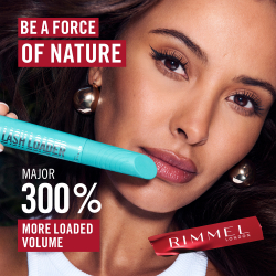 Rimmel Kind & Free Lash Loader - Тушь для ресниц, утолщающая оттенок 003 Aubergine, 9 ml