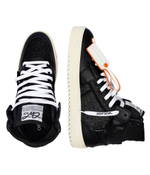 Кожаные кроссовки OFF-WHITE - черный(OMIA065F 24LEA004)