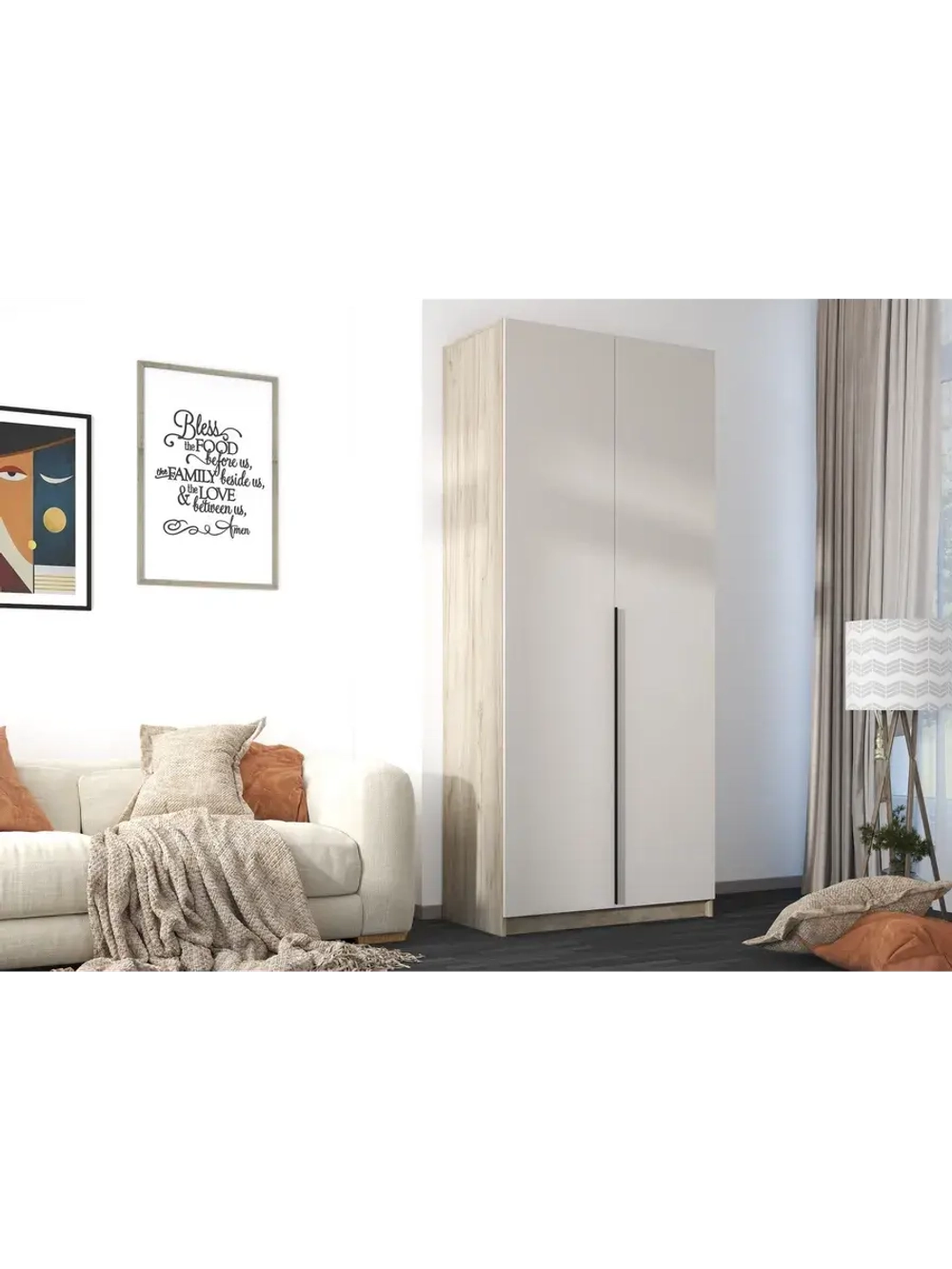 Шкаф для одежды Бохо ШК-001 Кашемир 101;6х236см