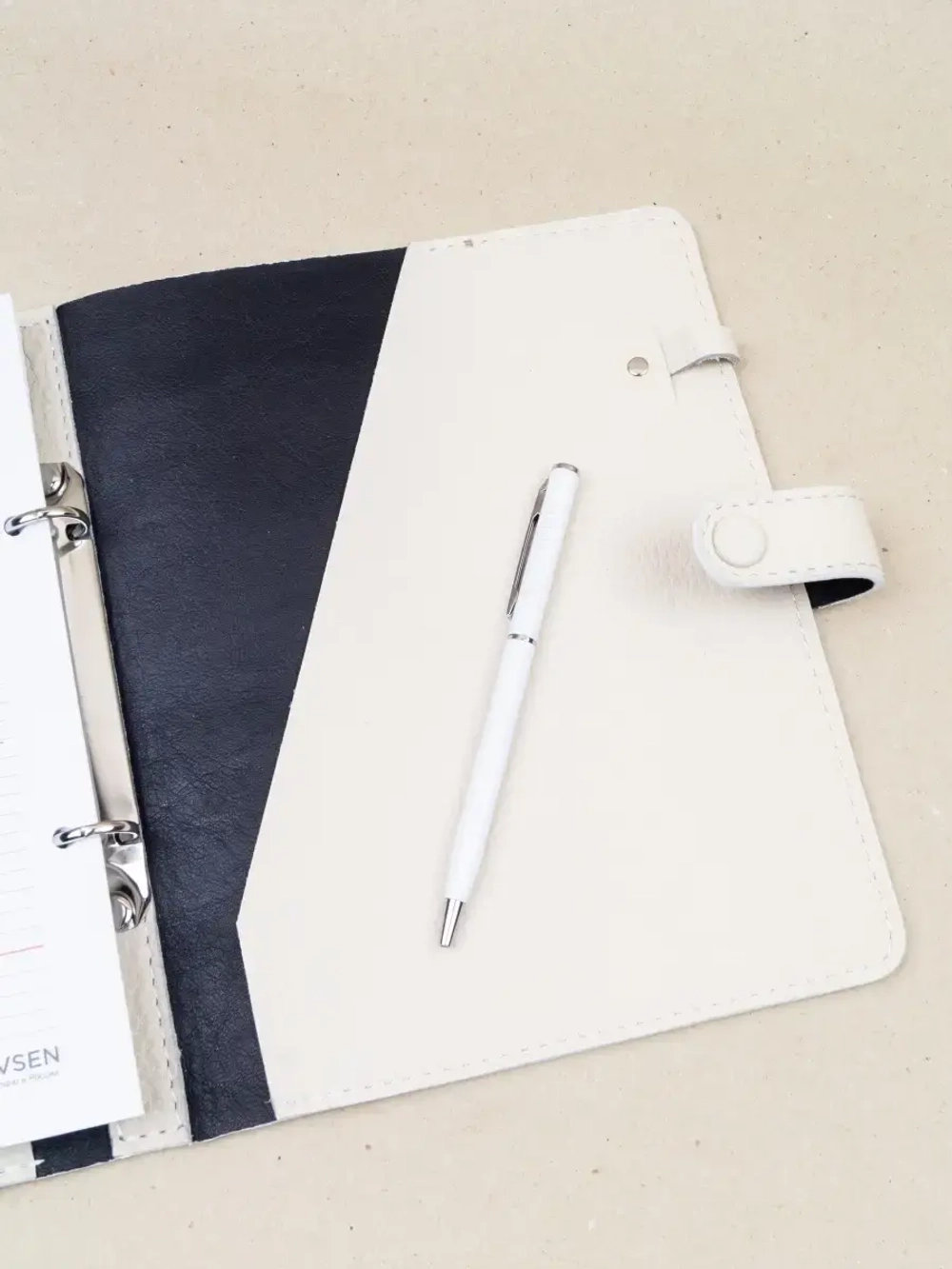 Ежедневник на кольцах А5 Ручная работа