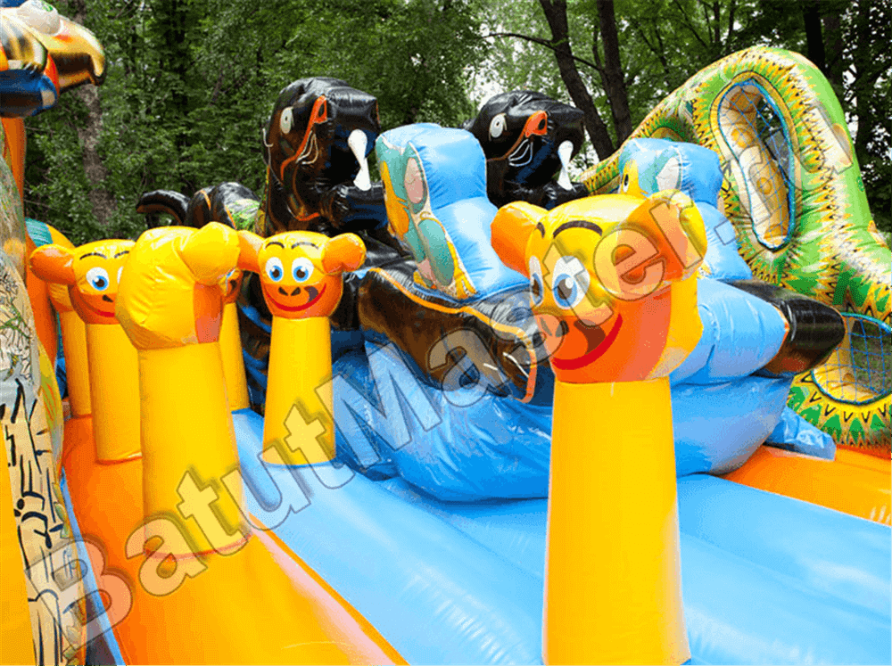 Коммерческий надувной батут "Нильский крокодил"