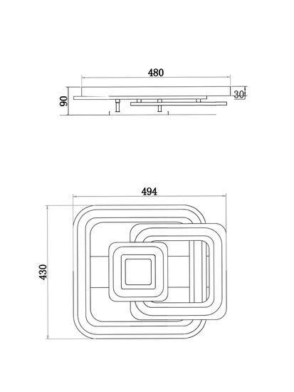 Потолочный светильник Freya FR10022CL-L71W