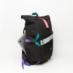 Рюкзак Technic Rolltop L черный/цветной