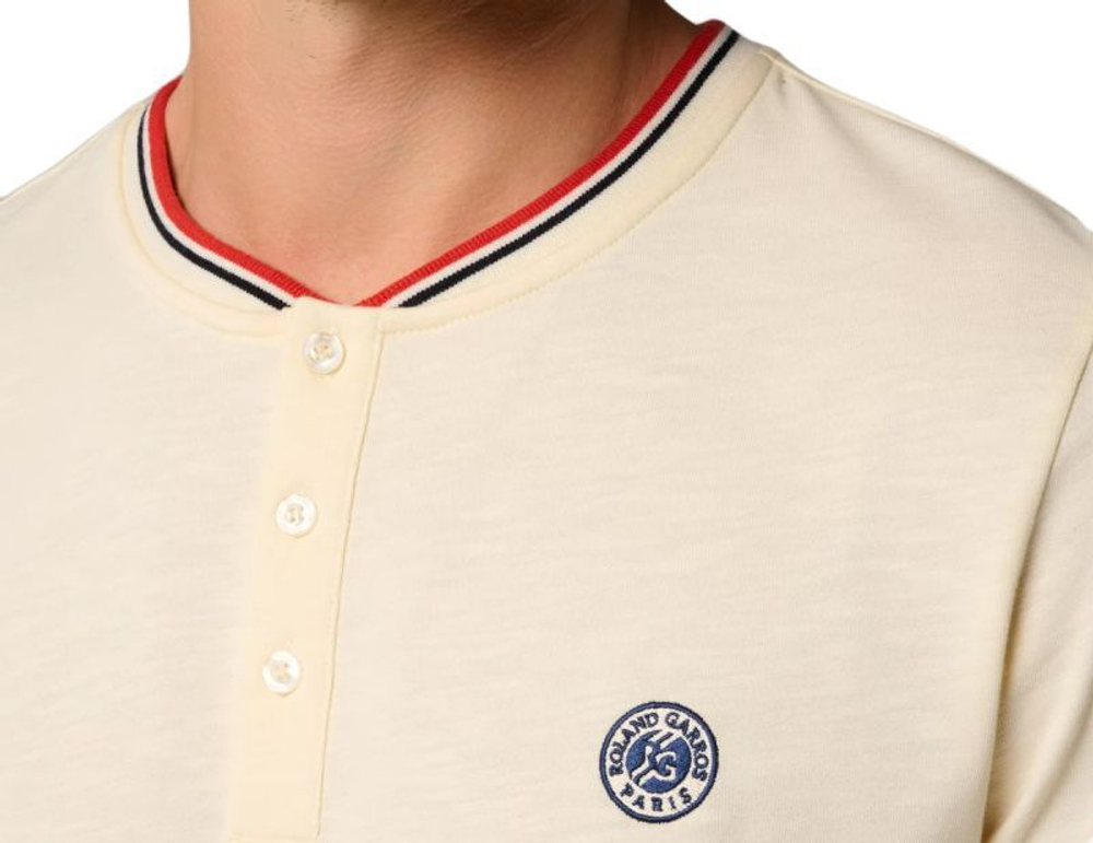 Теннисное поло Roland Garros Steve Polo T-Shirt - Beige