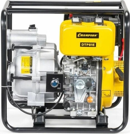 Мотопомпа дизельная CHAMPION DTP81E для грязной воды