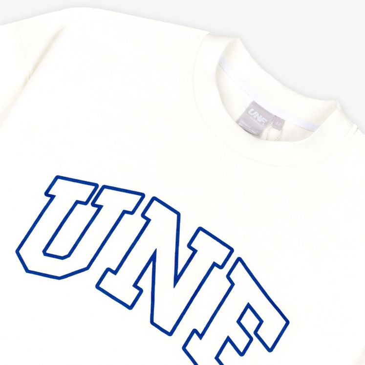 Футболка UNIFORM Heavy UNF, молочный/синий