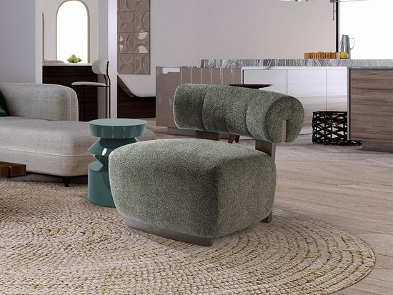 Topaz Кресло орех/зеленый