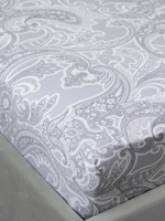 Простынь 240 серая сатин