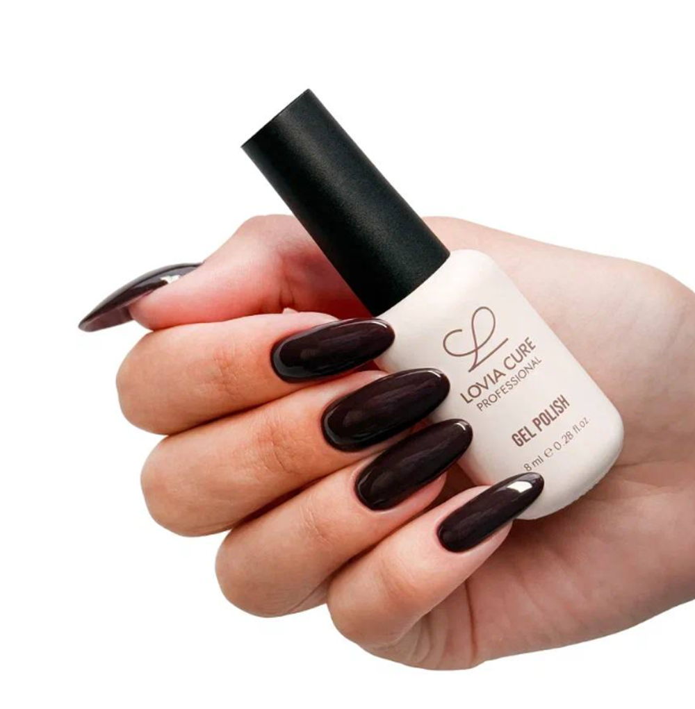 Lovia Cure Гель-лак Deep Mocha 366, 8 мл2