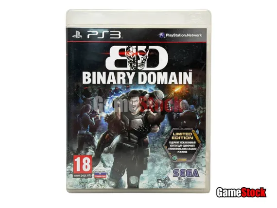 PS3 Binary Domain (Б/У, Английская версия, BLES-01211)