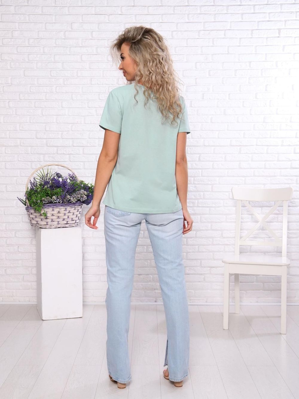 Притяжение - футболка зеленый Iv-capriz (Акция)