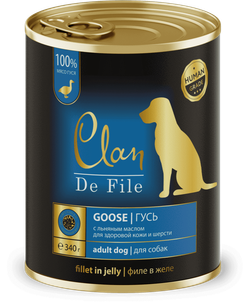 Clan De File Консервы для собак (гусь)