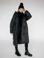 Пуховик ko-ko-ko зимний женский черный