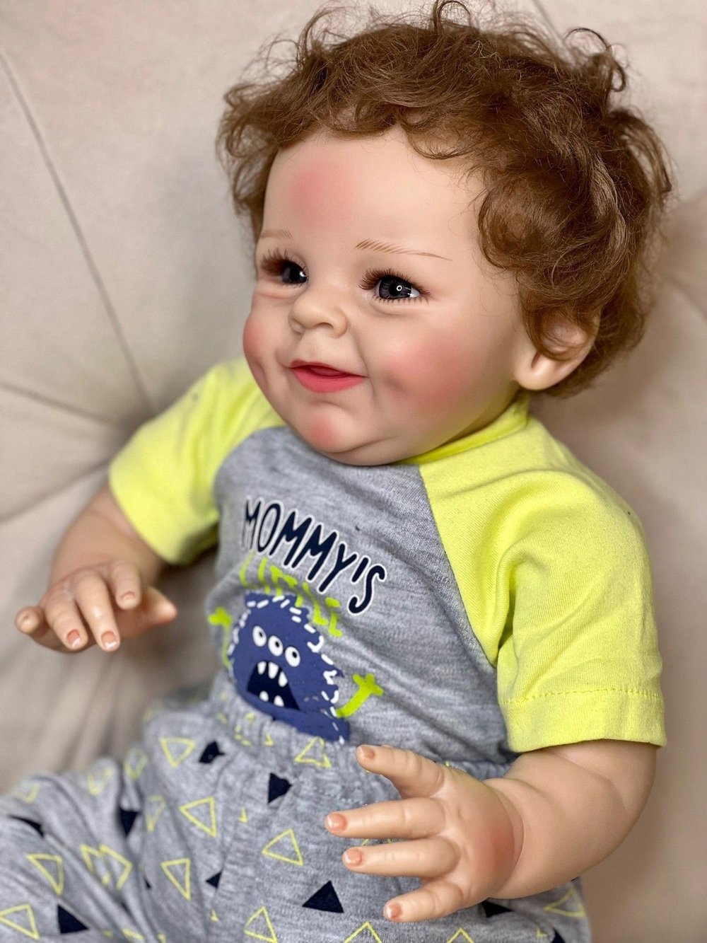 Кукла Реборн мягконабивная 55см (FA-158)