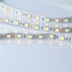 ULS-M25-5050-60LED-m-10mm-IP20-DC12V-14.4W-m-5M-3000K PROFI Гибкая светодиодная лента на самоклеящейся основе. Катушка 5м. в герметичной упаковке. Теплый белый свет3000К. ТМ Uniel.