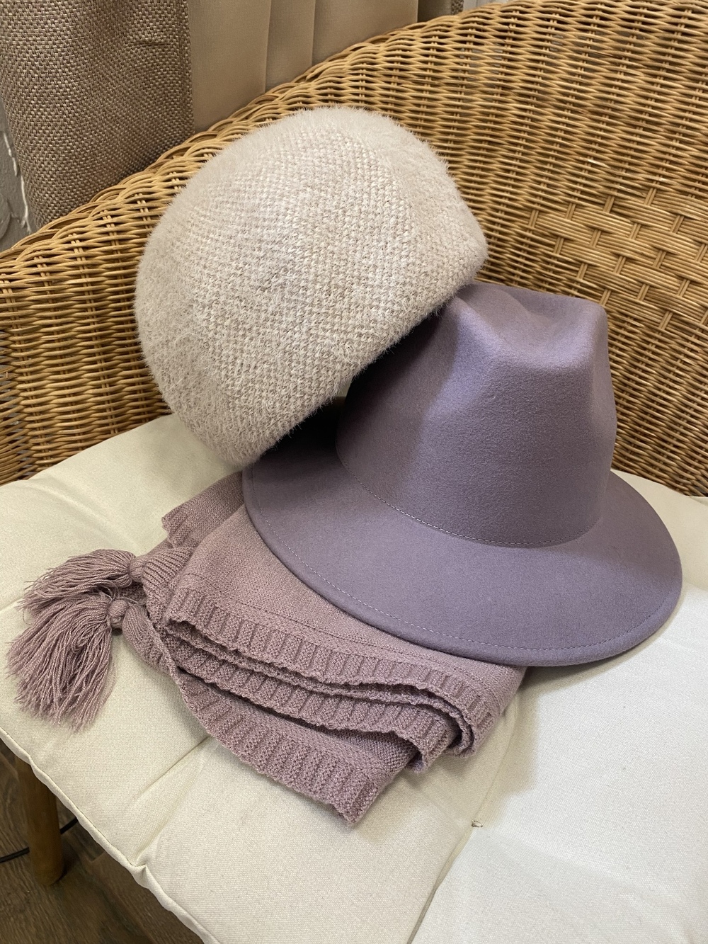 Косынка облегченная лавандовый антик