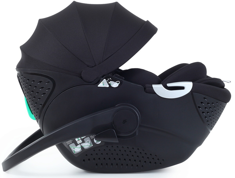 Детская коляска Rant Teo Soft 3 в 1 с автокреслом Aster Zero Black Graphite