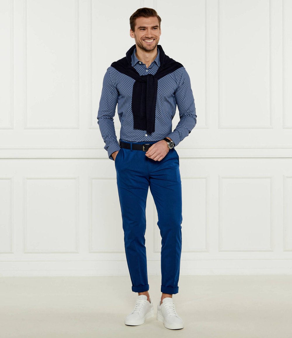 Рубашка P-ROAN-kent-C1-233 BOSS BLACK - темно-синий(50527532)