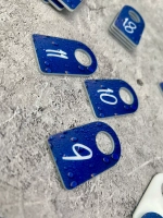 Номерки для ключей акрил 3х5 см