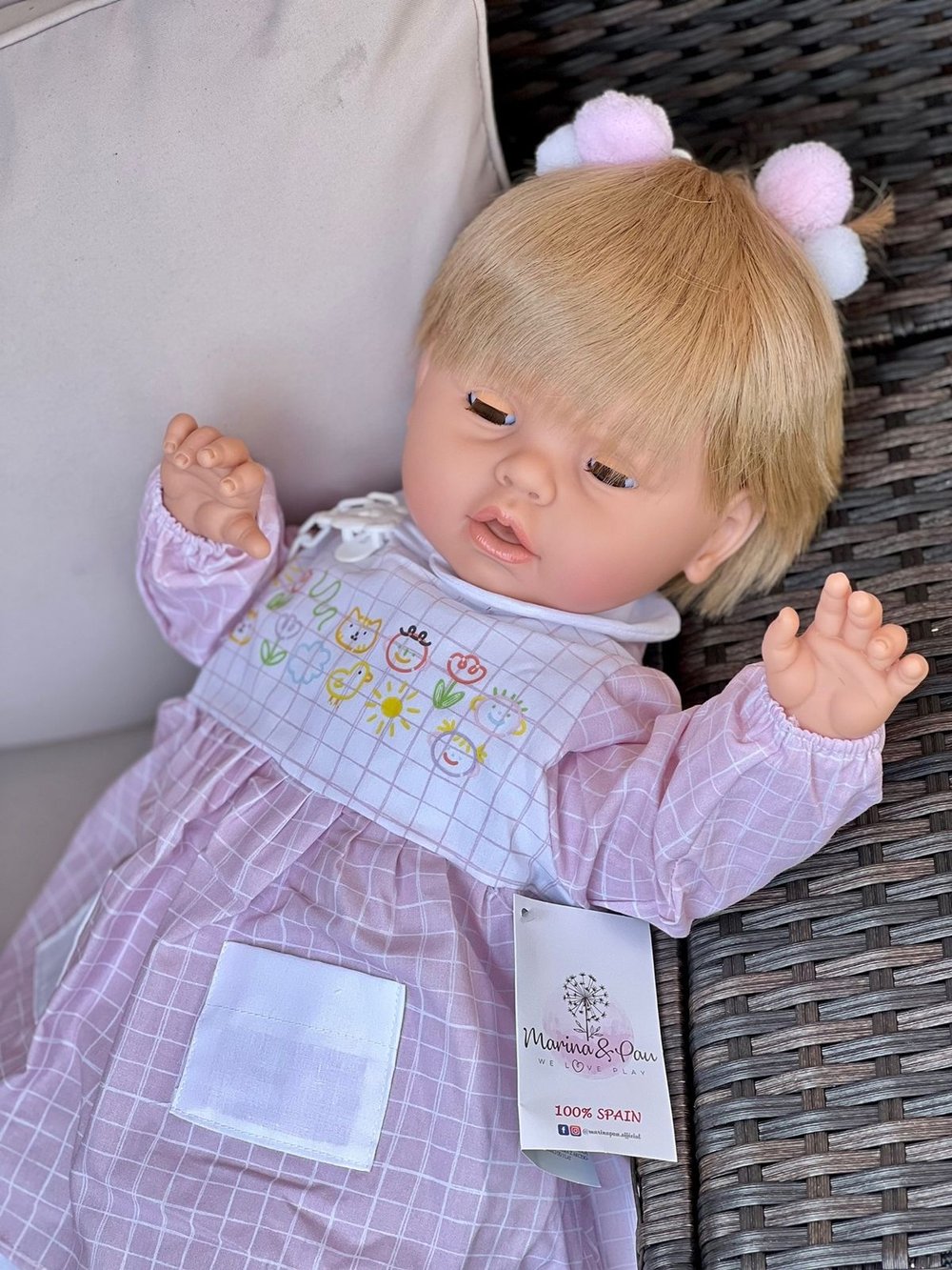 Кукла Marina and Pau 63cм Andrea в пакете (1810K)