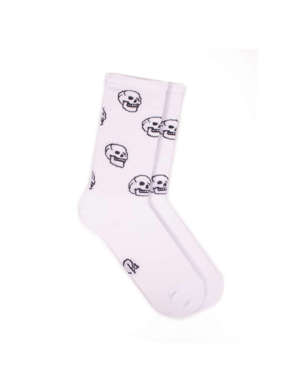 Носки медицинские женские Babushka, "Череп", белый, 36-40