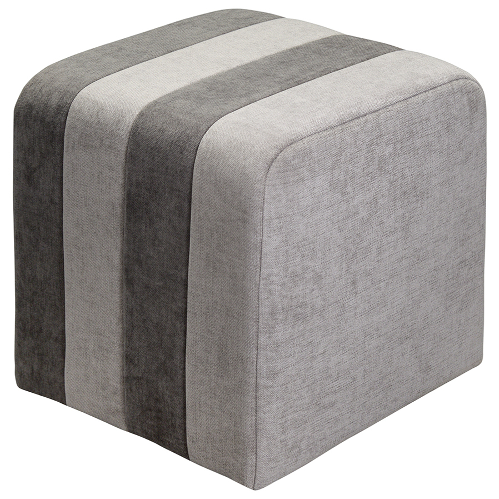 Пуф Bergenson Bjorn Idar, шенилл, серый