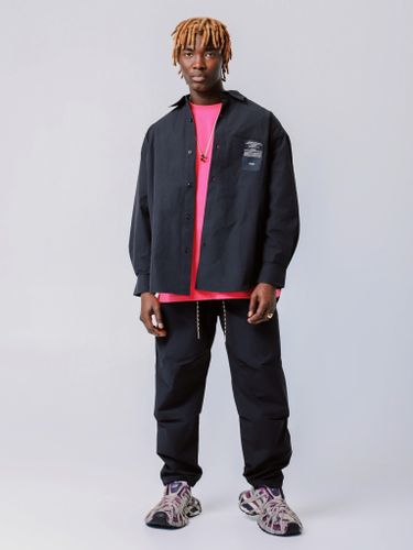 Черные мужские джоггеры с поясом на резинке и шнурком