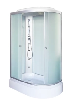 Душевая кабина DTO LM 720GM+EL 120х80 стекло матовое/профиль хром