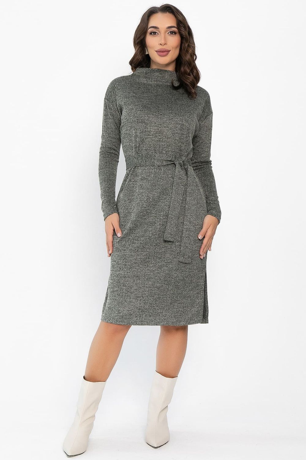 Платье В ритме мегаполиса (зеленое) П14059-33М LT Collection