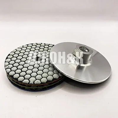 круг шлифовальный черепашка диск по керамограниту 100 мм, p200, р100, р50 + тарелка опорная