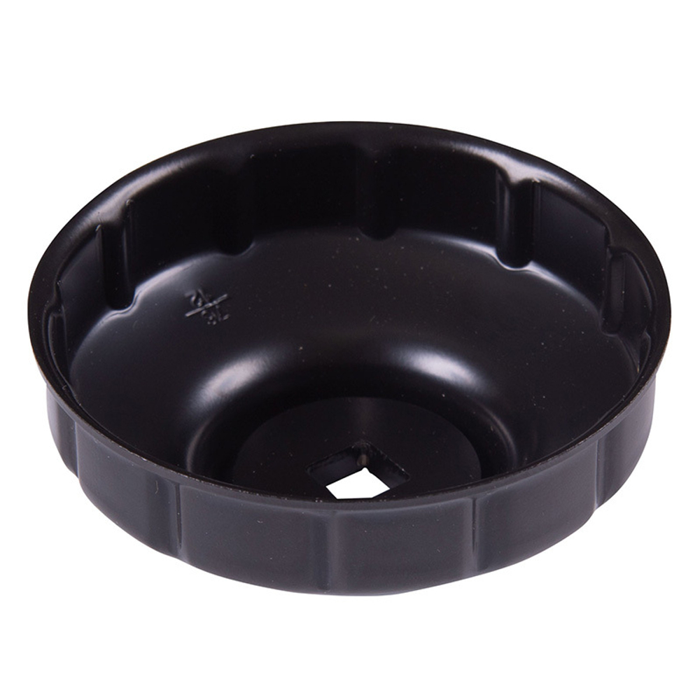 МАСТАК (103-44076L) Съемник масляных фильтров, 76 мм, 12 граней, торцевой