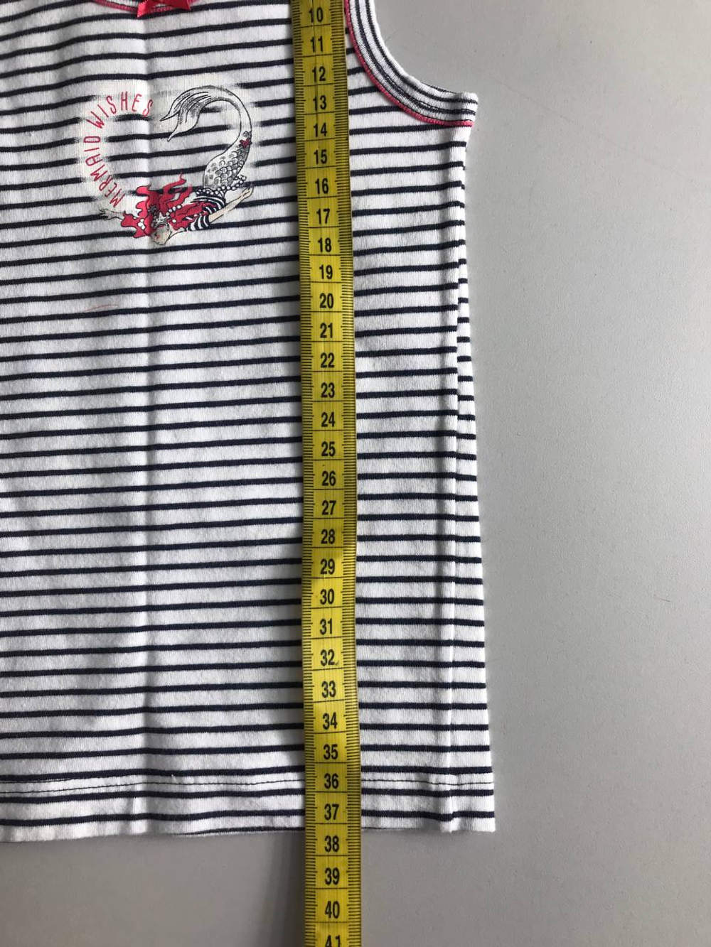 Майка Sanetta в морском стиле, визуально на 2/3 года