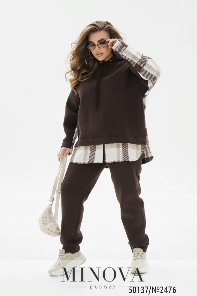 Костюм 2476-шоколадный Minova