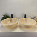 Раковина из оникса Bowl Yellow TinLip BO-62944 45*45*17 39