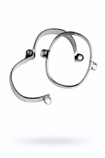 Наручники Toyfa Metal серебристые 11 см