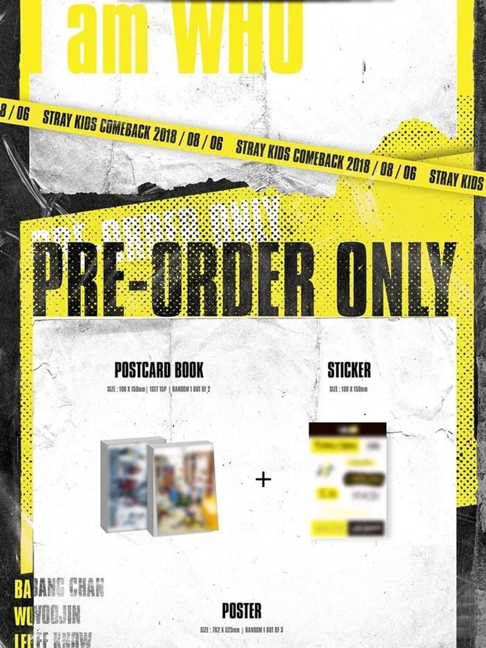 Альбом Stray Kids - I am WHO 2nd Mini Album RANDOM Version